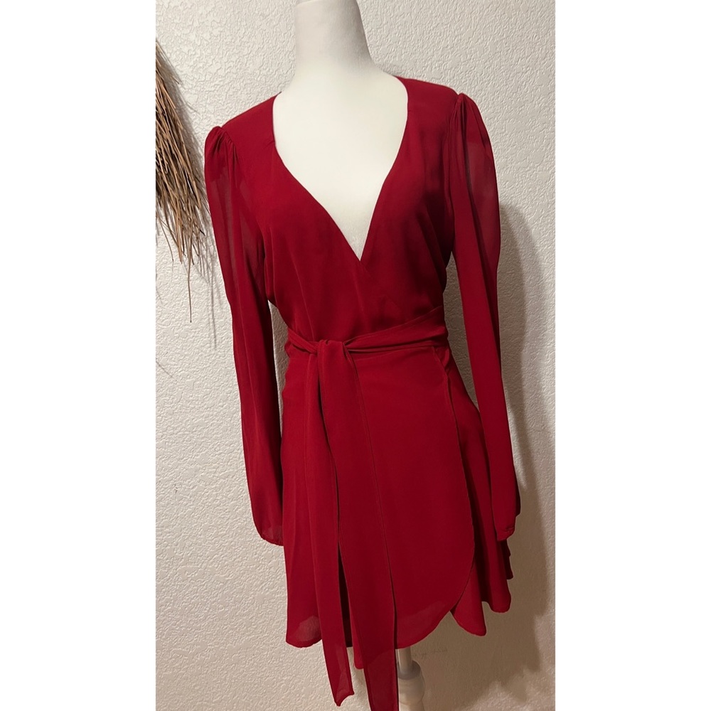Reformation wrap dress